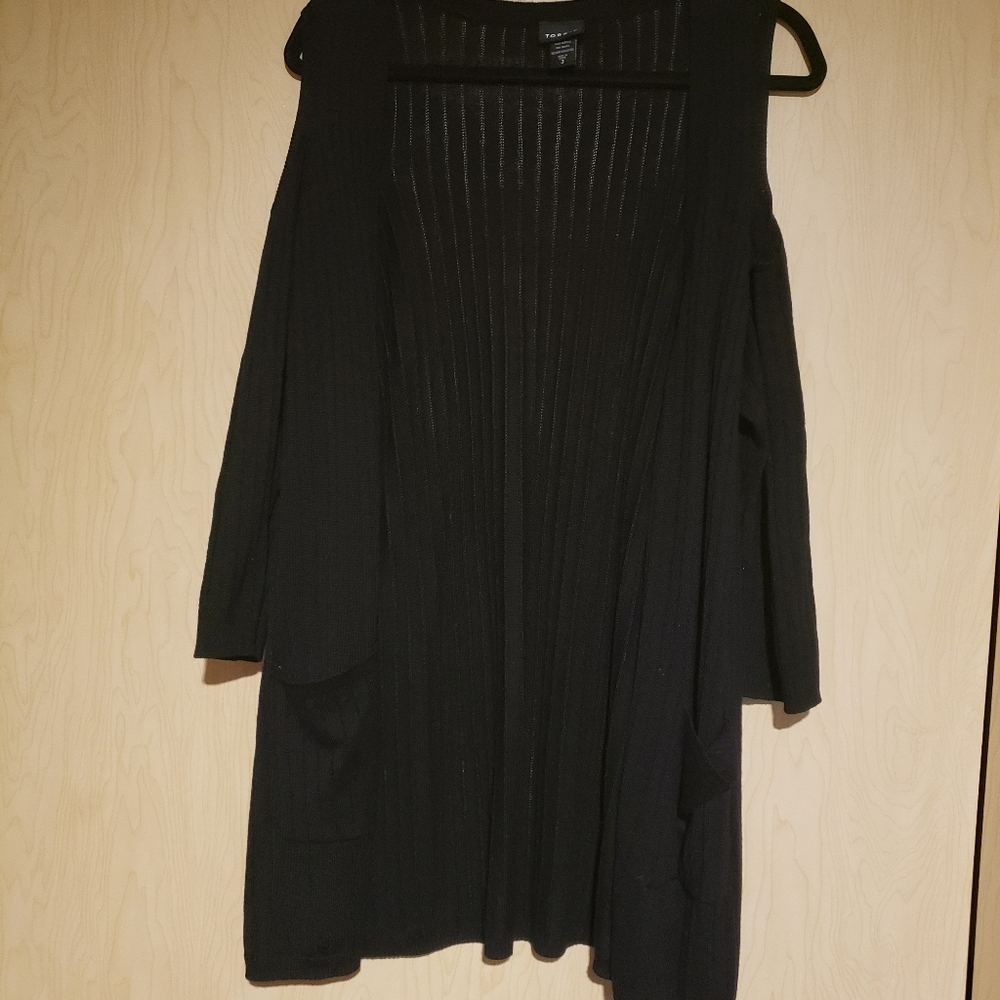 Black cardigan